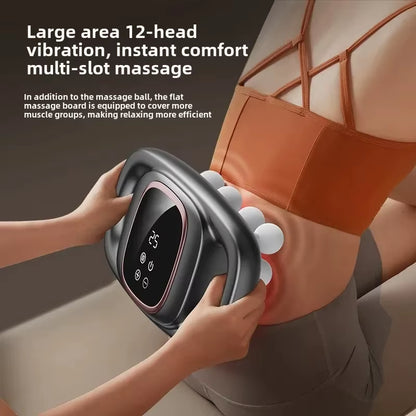 Fascia Gun Muscle Massage Gun Sixteen High Frequency Neck Shoulder Waist Massage Machine Professional Muscle Massage Gun