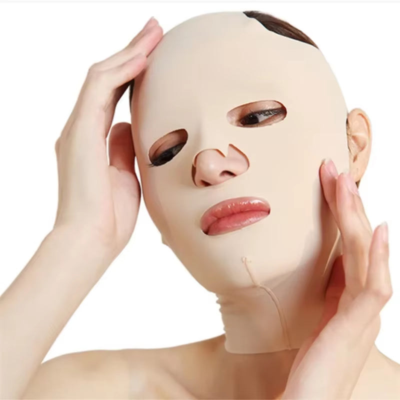 New 3D Reusable Breathable Beauty Women anti Wrinkle Face Sleeping Slimming Full Lift V Mask Bandage Shaper Cosmetic