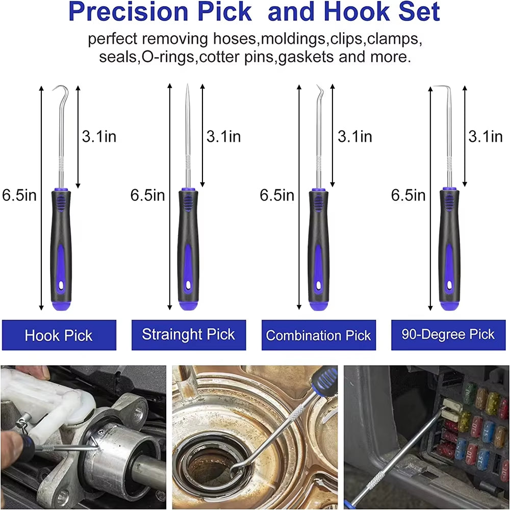 5/12/41/161/231PCS Auto Clip Pliers Fastener Remover Pry Tool Car Trim Removal Tool for Car Audio Dash Door Panel Window Molding
