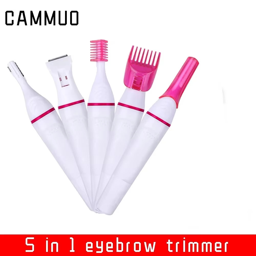 Eyebrow Knife 5 in 1 Electric Shavers Body Hair Removal Painless Epilator Woman Tools Trimmer Face Women Eyebrows Shaver Women'S