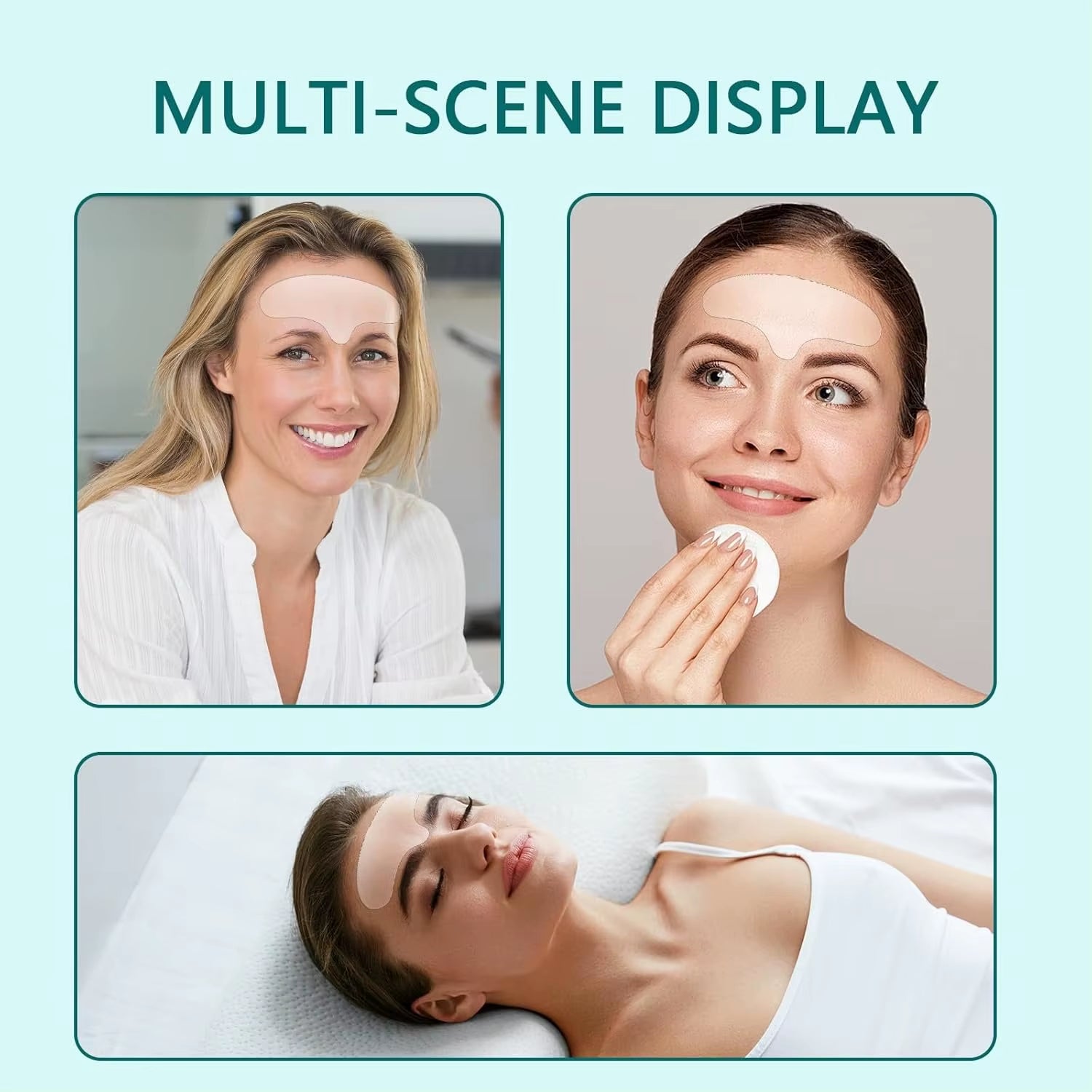 Reusable Silicone Patches anti Rimpel Pads Silicone Wrinkle Removal Sticker Face Forehead Neck Eye Sticker Skin Care Patch