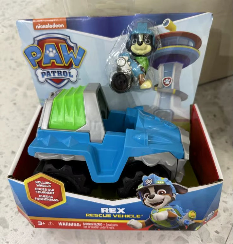 Original  10Kinds Vehicle Car Ryder Tracker Everest Chase Rex Skye Rocky Marshall Zuma Action Figure Birthday Gift Toy