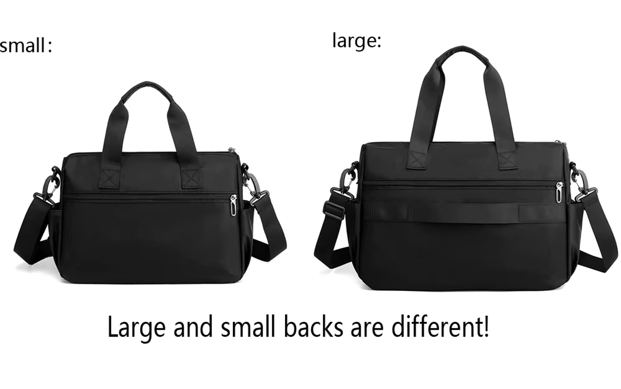 New Men'S Shoulder Bag High Quality Boys Crossbody Bag Man Messenger Bag Nylon Male Business Bolsas, Large and Small