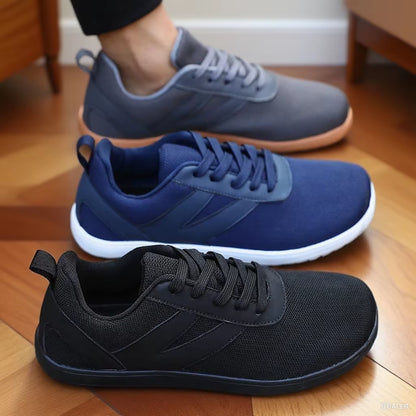 Mesh Barefoot Shoes Men'S Wide Toe Minimalist Sneakers Lightweight Breathable Casual Shoes Designer Running Shoe Casual Sneakers
