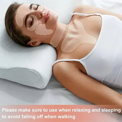 Reusable Silicone Anti-Wrinkle Pad Patch Face Neck Wrinkle Removal Patch Pad Facial Skin Lift anti Aging Facial Beauty Tools