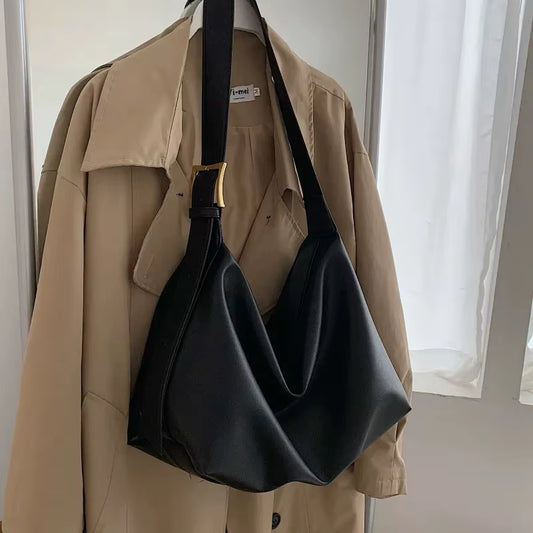 Vintage Pillow Design PU Leather Boston Handbag for Women Casual Large Capacity Shoulder Crossbody Bags Fashion Shopper Totes