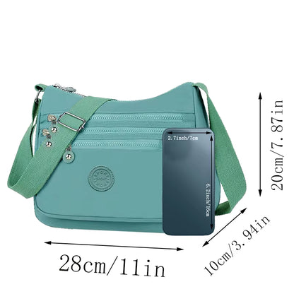Neutral Party'S New Nylon Shoulder Sling Bag for Men and Women, Fashionable and Casual Canvas Women'S Bag