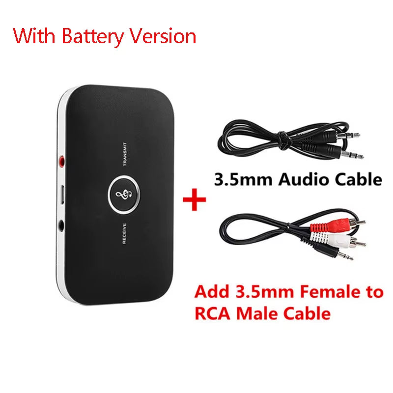 Bluetooth 5.0 Audio Transmitter Receiver Stereo 3.5Mm AUX Jack RCA USB Dongle Music Wireless Adapter for Car Kit PC TV Headphone
