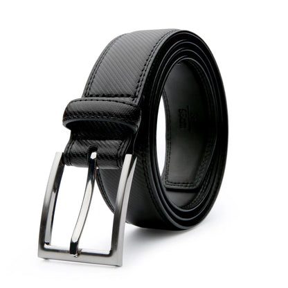 [Classic Men's Leather Belt] Classic & Fashion Men's Leather Belt | Single Prong Buckle for Jeans, Pants, Work & Business - Gift for Dad & Husband Beauty Fashion