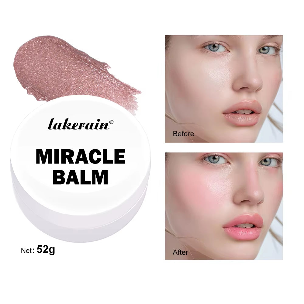 Cream Blush for Cheeks Mulit Glow Balm Blush Balm Face Makeup Radiant Finish Hydrating Creamy Lightweight & Blendable Color Face