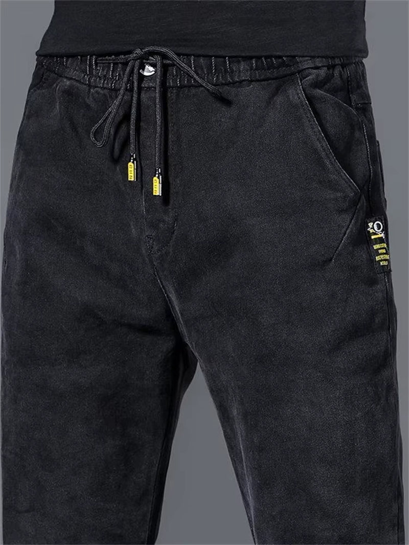New Man Pants Hip Hop Harem Jeans Men Trousers Loose Joggers Denim Casual Sweatpants Korea Trousers Streetwear Men Clothing