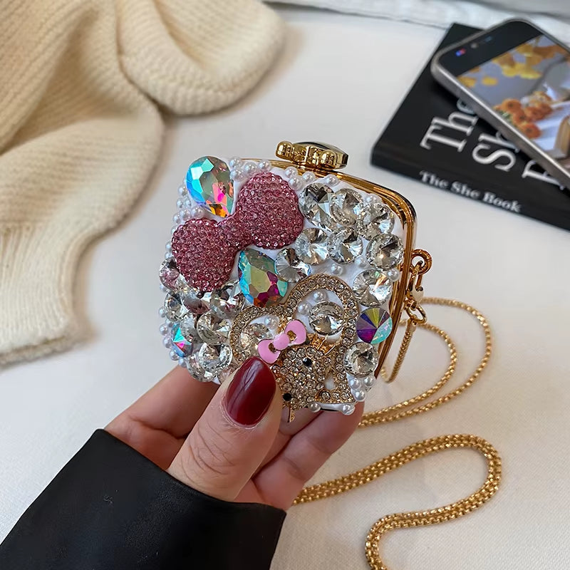 Fashion Mini Bags for Women Luxury Designer Evening Bag Female Wedding Party Bag Ladeis Chains Crossbody Bags Small Shoulder Sac