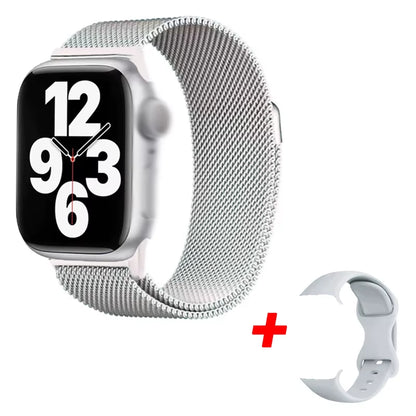 Smart Watch I10 Pro Max Metal Strap Sport Fitness Tracker Custom Dial Smartwatch Men Women Gift for Apple Phone for Android IOS