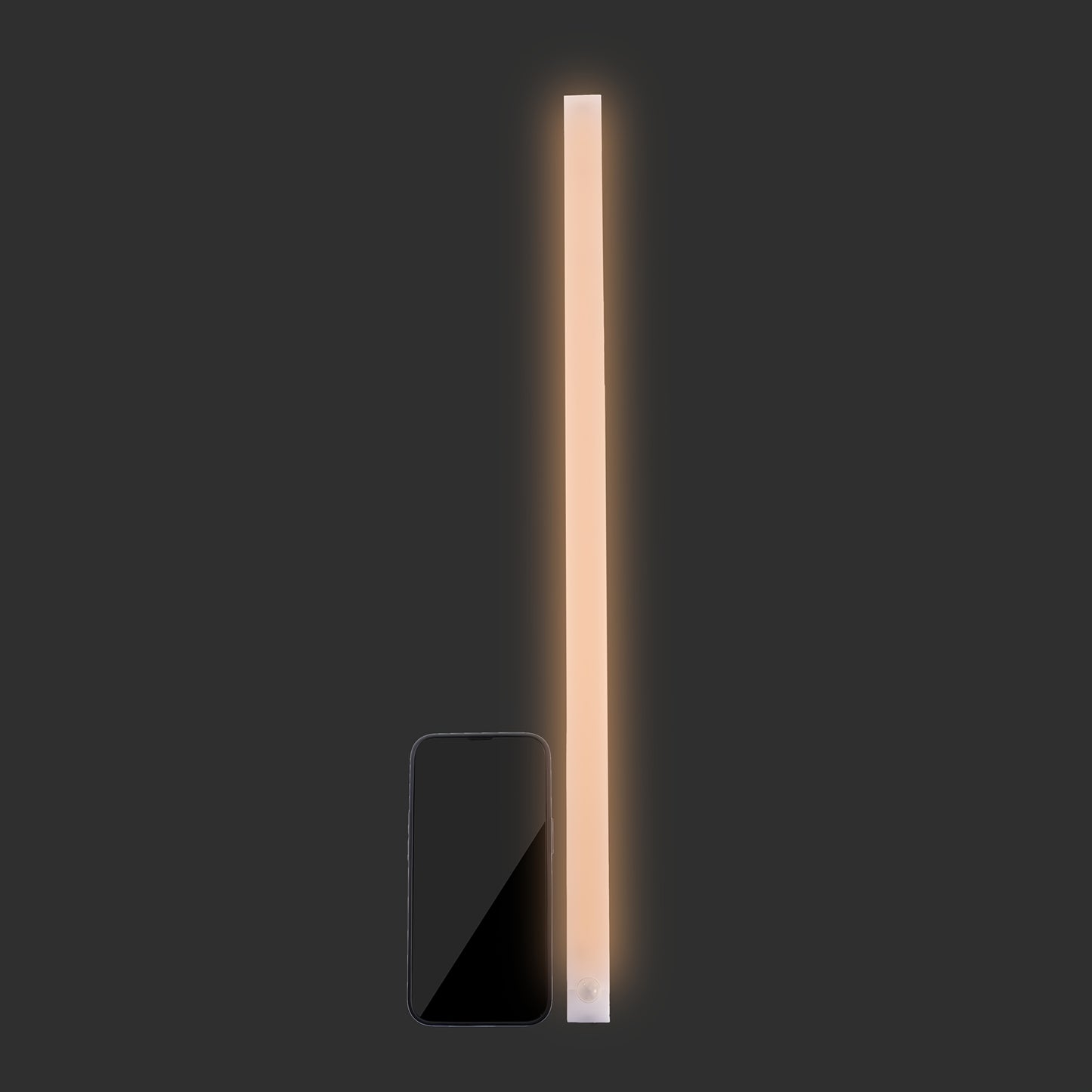 1pc Wireless LED Under Cabinet Light with Motion Sensor, Ultra-Thin Magnetic Strip, USB Rechargeable, PVC Lamp Body, Indoor LED Lighting for Kitchen, Stairs, Hallway, Wardrobes - Ideal for Christmas & Thanksgiving Gifts Beauty Fashion