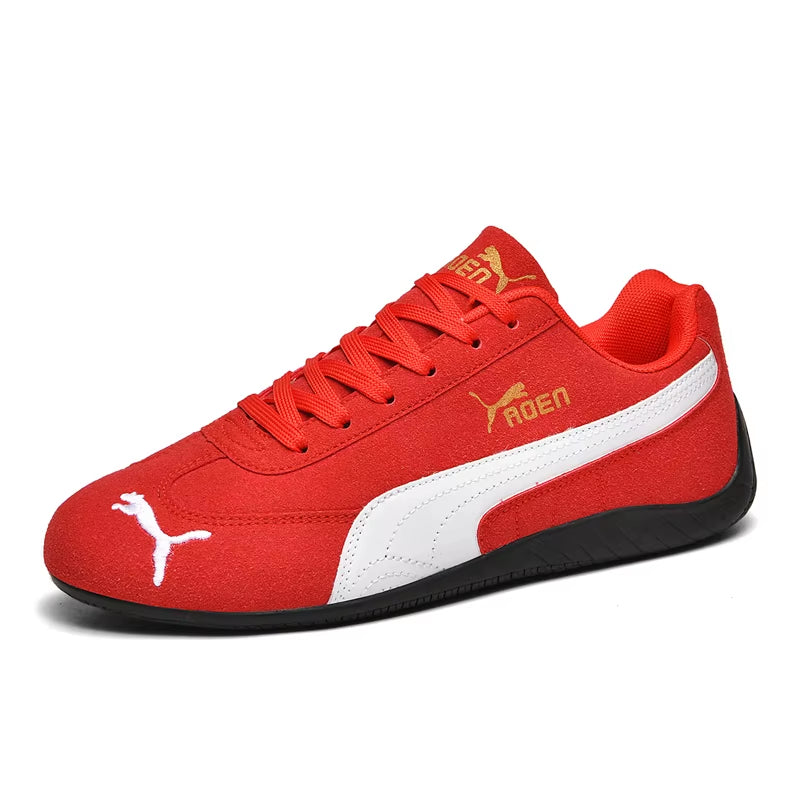 The Genuine Leather Lightweight Soft-Soled Forrest Gump Sneakers Are Fashionable and Versatile Low-Top Sports and Casual Shoes