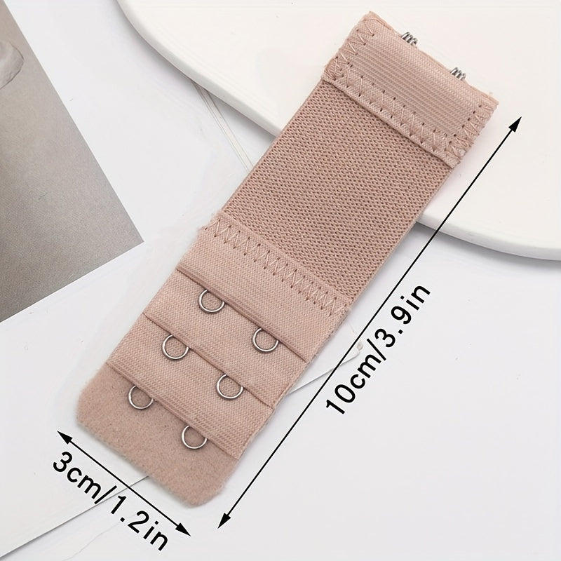 3pcs 2 Hooks Bra Strap Extenders, Comfortable Adjustable Bra Band For Braless Look, Women's Lingerie & Underwear Accessories Beauty Fashion