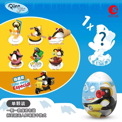Anime Pingu Gashapon Blind Box Cute Surprise Mystery Boxes Figures Model Toys Cartoon Kawaii Desktop Decor Accessories Kid Gift