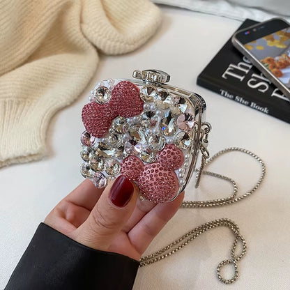 Fashion Mini Bags for Women Luxury Designer Evening Bag Female Wedding Party Bag Ladeis Chains Crossbody Bags Small Shoulder Sac