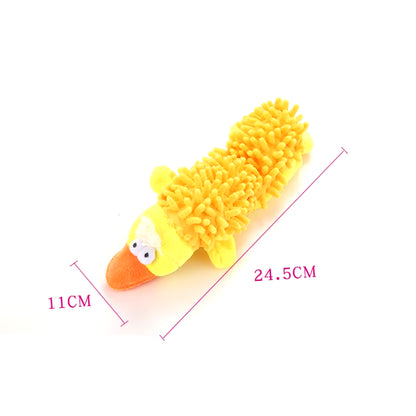 Durable Low Price Pet Dog Plush Toy Animal Shape with Squeaky for Small Dogs Chihuahua Yorkshire Bichon Puppy Chew Cleaning Toys