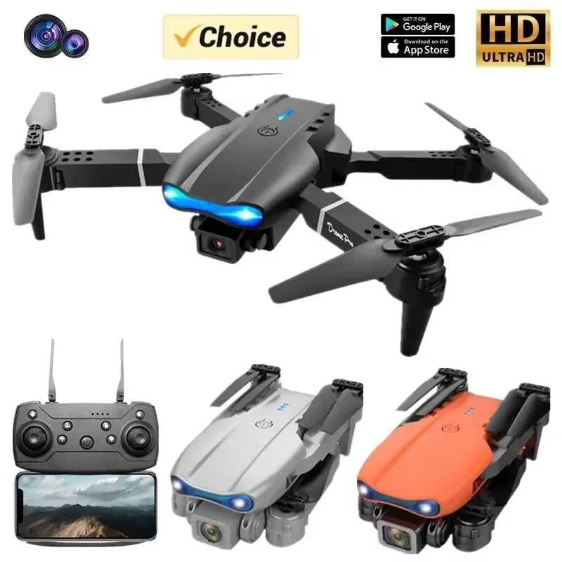 Professional Mini Drone E99 HD 4K Camera Foldable WIFI FPV RC Aerial Photography Quadcopter RC Helicopter Children'S Toy Gift