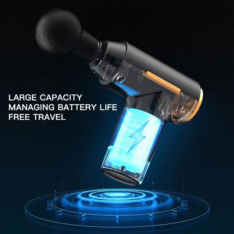 Mini Muscle Massage Gun Protable Body Massager Deep Handheld Percussion Massager for Body Back and Neck Leg Massage Equipment