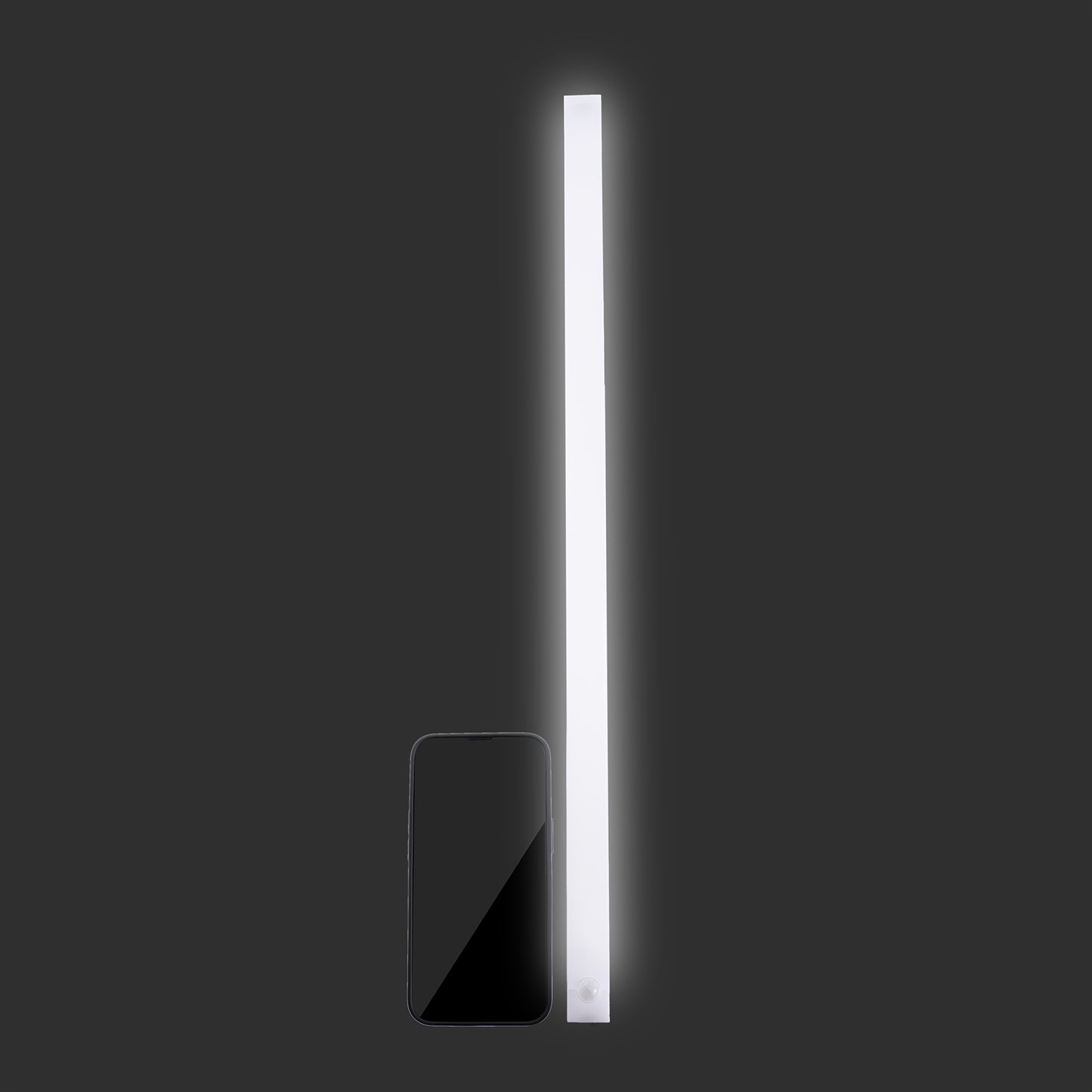 1pc Wireless LED Under Cabinet Light with Motion Sensor, Ultra-Thin Magnetic Strip, USB Rechargeable, PVC Lamp Body, Indoor LED Lighting for Kitchen, Stairs, Hallway, Wardrobes - Ideal for Christmas & Thanksgiving Gifts Beauty Fashion
