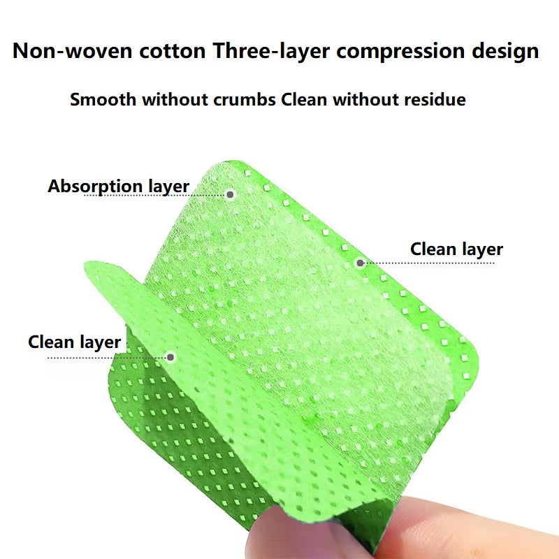 NEW 300PCS Lint Free Nail Wipes Nail Equipment Cotton Pads Lint-Free Napkins for Manicure Cotton for Fluffy Nails Nail Cleaner