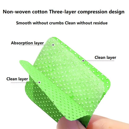 NEW 300PCS Lint Free Nail Wipes Nail Equipment Cotton Pads Lint-Free Napkins for Manicure Cotton for Fluffy Nails Nail Cleaner