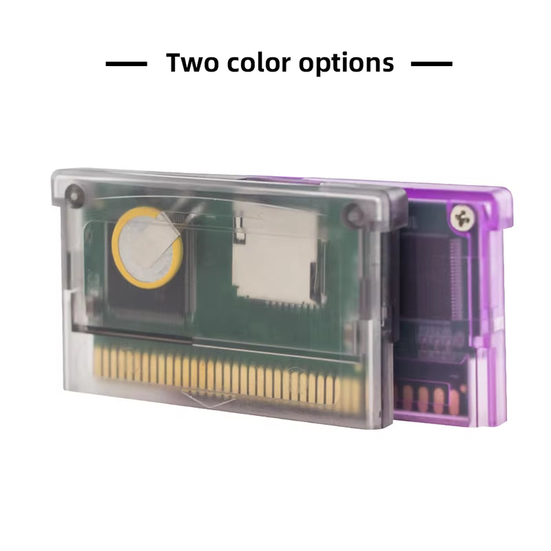 SCFW V1.5 Mini SC Card 1000+ in 1 Flash GBA Card for GBA GBC GB NES with Adapter with 8G TF Card Game Console Accessories