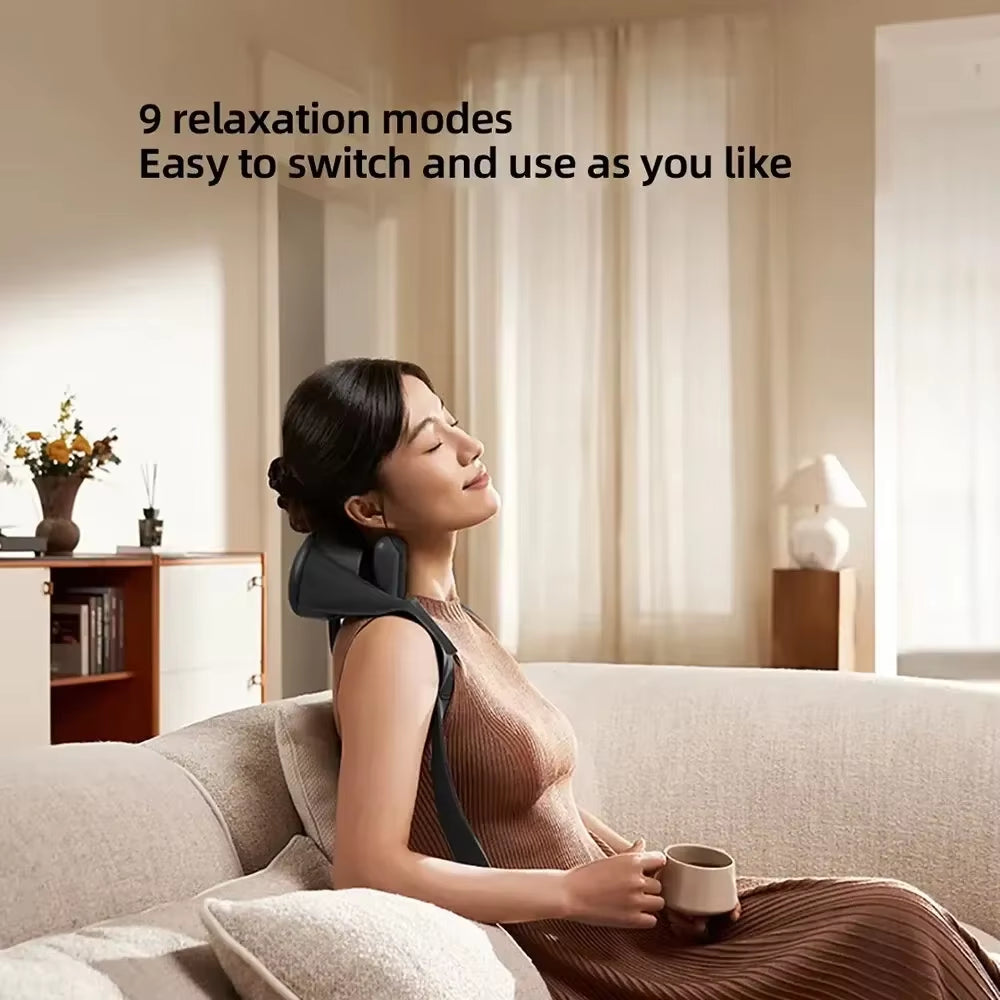 New  Mijia Smart Shoulder and Neck Massager Spa-Level Warm Heat Compress Shoulder and Neck Massager for Mi Home App