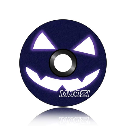 Headset Top Cap Bike Aluminum Alloy Ultralight Stem Cap Compatible with All Road MTB 1-1/8" Fork Steerer