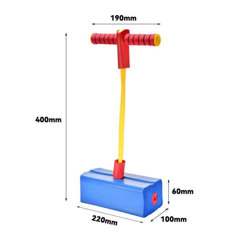 Children Growing Bounce Sense Training Stick Jumper Tall Foam Frog Toys Jumping Stilts Shoes Sport Outdoor Toys for Kids Gifts
