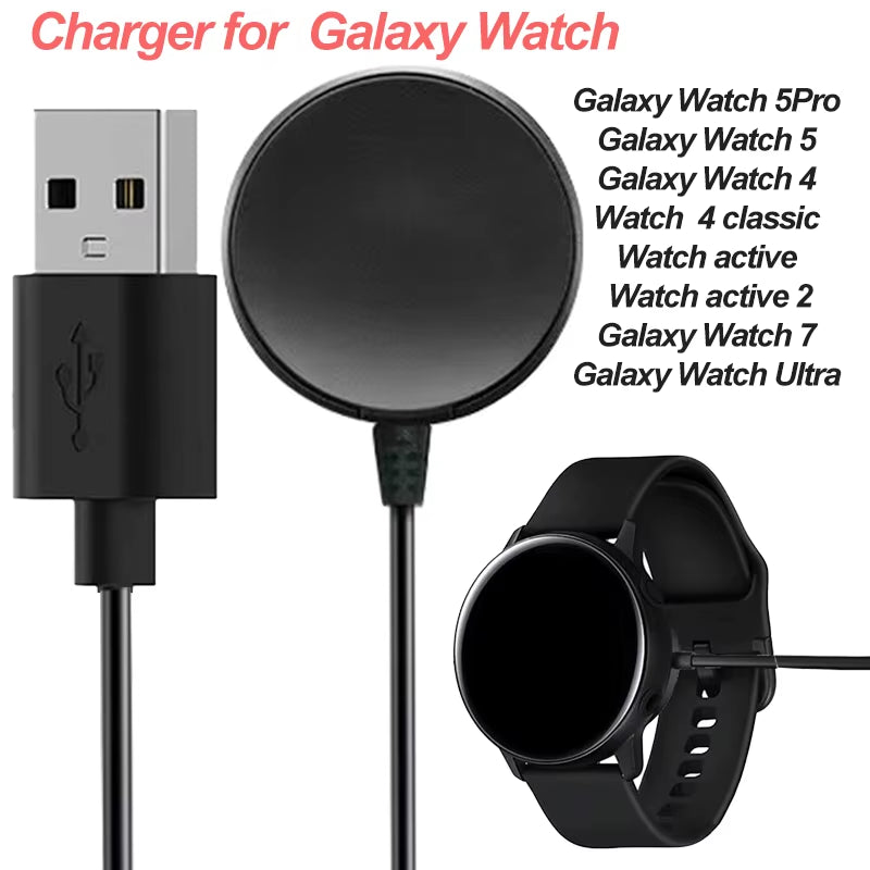 USB Type C PD Cable Charger for Samsung Galaxy Watch 6/5/Pro/4/3 41Mm 45Mm Active 2 40Mm 44Mm Watch6 Classic 43Mm 47Mm 42Mm 46Mm