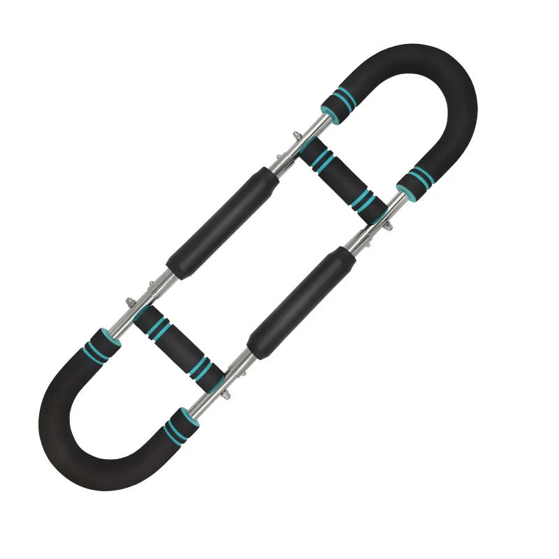 Adjustable U-Shaped Arm Exerciser with Foam Handle Spring Workout Bar Forearm Triceps Chest Expander Portable Fitness Equipment
