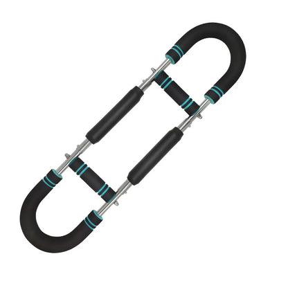 Adjustable U-Shaped Arm Exerciser with Foam Handle Spring Workout Bar Forearm Triceps Chest Expander Portable Fitness Equipment