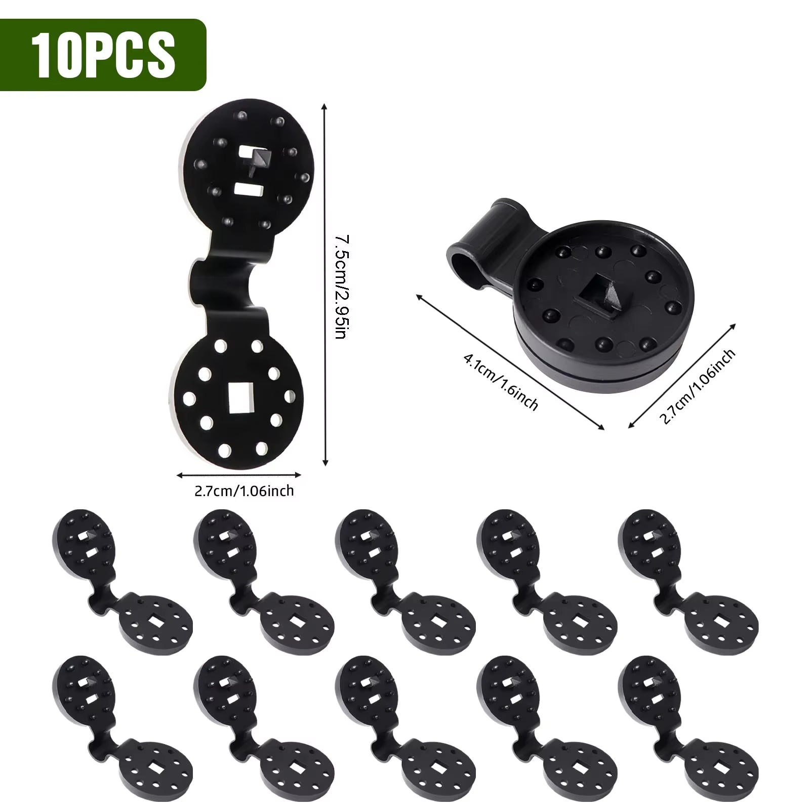 10/20/50100Pcs Awning Plastic Clips Outdoor Shade Cloth Net Clip Camping Garden Tool Buildings Fence Net Fix Clamp Awning Hook