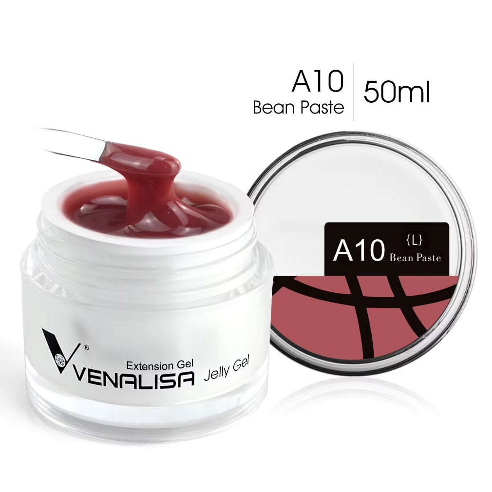 50Ml TPO FREE Rose Pink Jelly Gel Extension Nail Salon Professiona Used Self Leveling Transparent Gel Nail Gel Polish