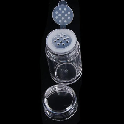 10Ml Empty Refillable Cosmetic Jar Pot Loose Face Powder Sieve Powder Box Empty Cosmetic Container Travel Wholesale Dropshipping