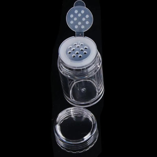 10Ml Empty Refillable Cosmetic Jar Pot Loose Face Powder Sieve Powder Box Empty Cosmetic Container Travel Wholesale Dropshipping
