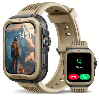 1pc FAWEIO 1.8 Inch Smart Watch for Women & Men with 100+ Sport Modes, Answer/Make Calls, Fitness Activity Tracker, Pedometer, for iPhone And Android, Perfect Gift for Family And Friends, Suitable for Christmas Gifts Beauty World Shop