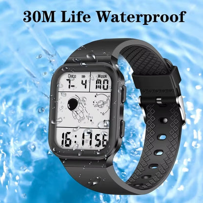 Fashion Student Watches Couple Electronic LED Digital Watch for Men Watch Sport Waterproof Multifunctional Alarm Clock Man