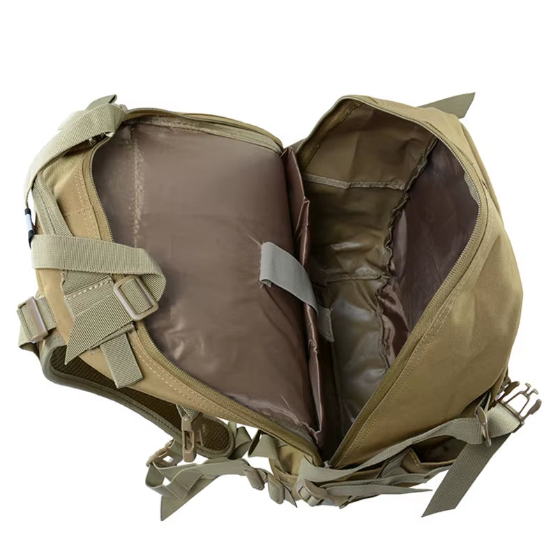 Camping Backpack Men'S Bag Travel Bags Tactical Molle Climbing Rucksack Hiking Outdoor Reflective Shoulder Fishing Laptop Bag