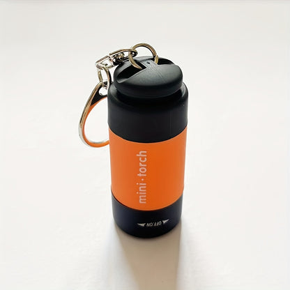USB Rechargeable Portable Flashlight Keychain Mini Torch Camping Ultra Bright Lamp Outdoor Supplies,  Travel Flashlight, Mini Lantern, Compact Design, Hikers, Outdoor Enthusiasts Beauty Fashion