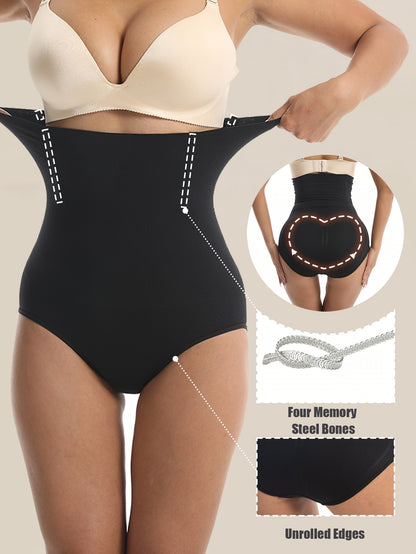 [Shaping Panties] 1 Pcs High Waist Shaping Panties | Waist Trainer Body Shaper Tummy Sheath Woman Flat Belly Control Panties Hip Butt Lifter Briefs Panty Women Underwear Shapewear Beauty Fashion