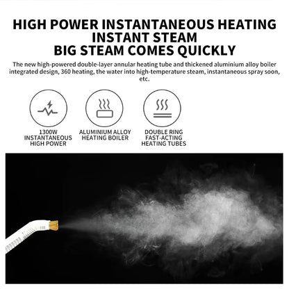 Original  DEM-ZQ610 Steam Mopping Machine Multifunction Household Cleaning Mop Aspirador 5 Attachments Mold