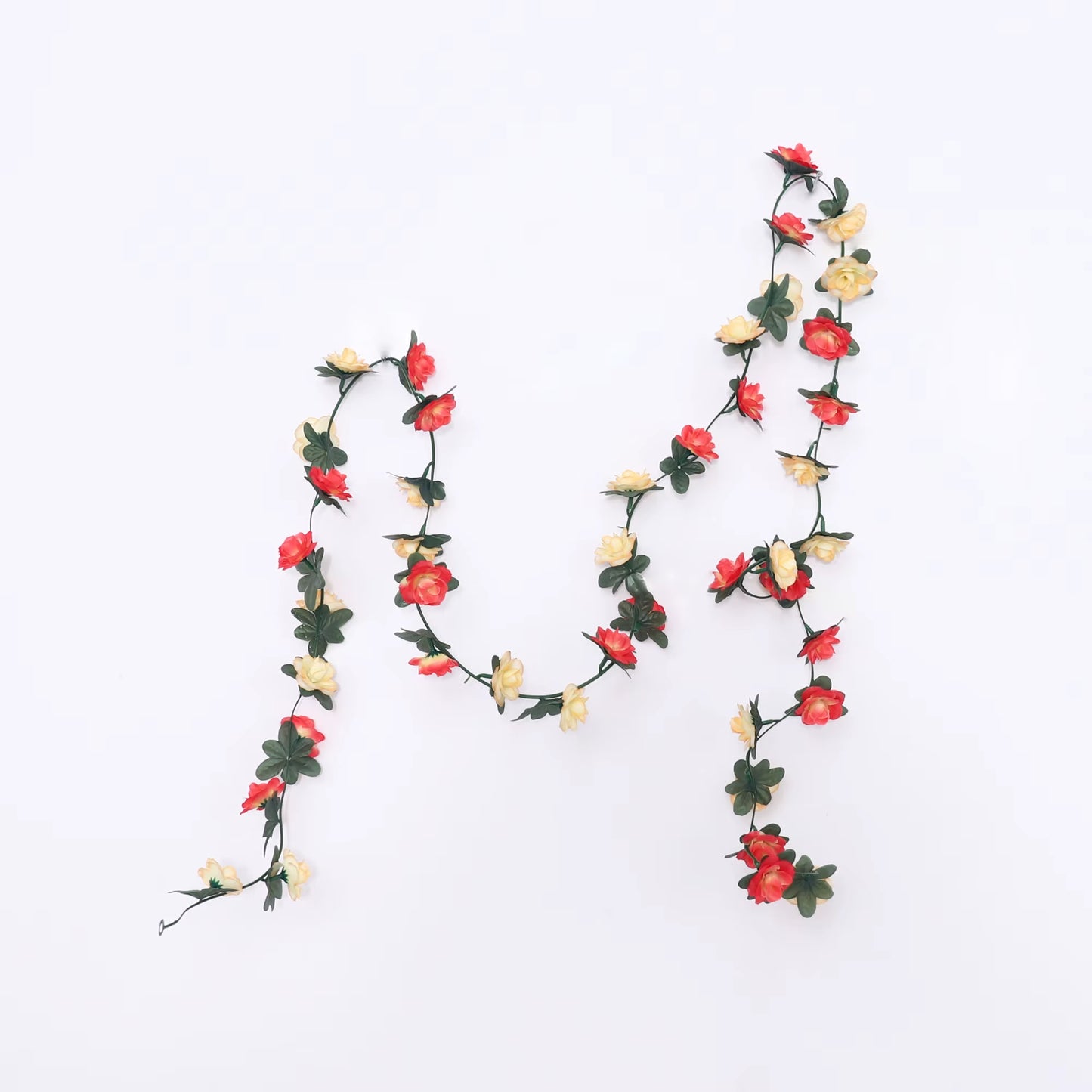 2.5M Rose Artificial Silk for Wedding Garland Fake Plant Flowers Vine Home Room Wedding Wall Hanging Garden Arch DIY Decoration