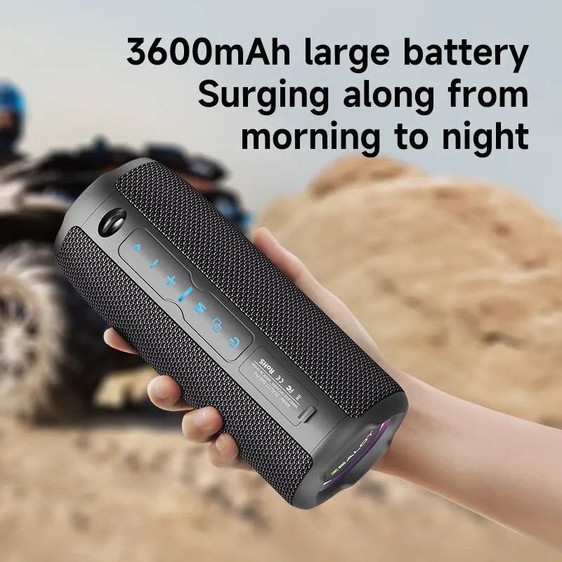 '-S49PRO Portable Bluetooth Speaker 20W IPX6 Waterproof Powerful Sound Box Bass Boost Dual Pairing True Wireless Speaker