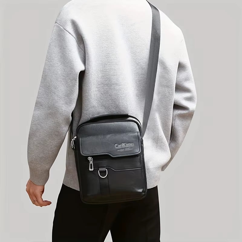 Vintage Messenger Bag with Adjustable Strap, Lightweight Design for Business & Daily Use, Perfect Valentine Gift for Men