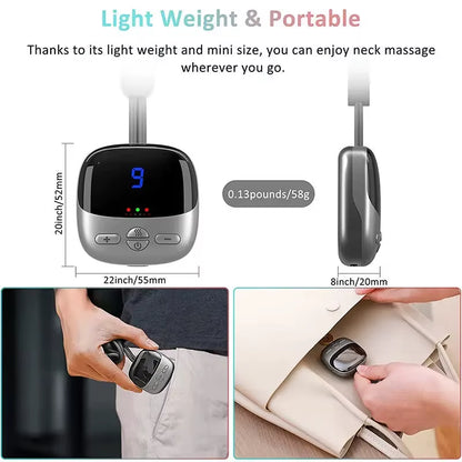 Mini Portable Neck Massager - Intelligent Hanging Cervical Massage