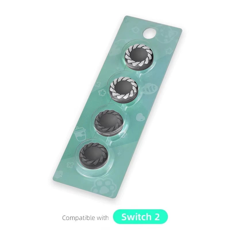 Silicone Thumb Grip Cap Protective Cover for Switch 2 Controllers, Anti-Slip Gamepad Accessories
